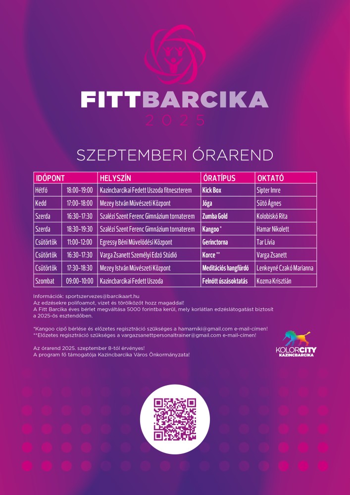 Fitt Barcika 2025 szeptember