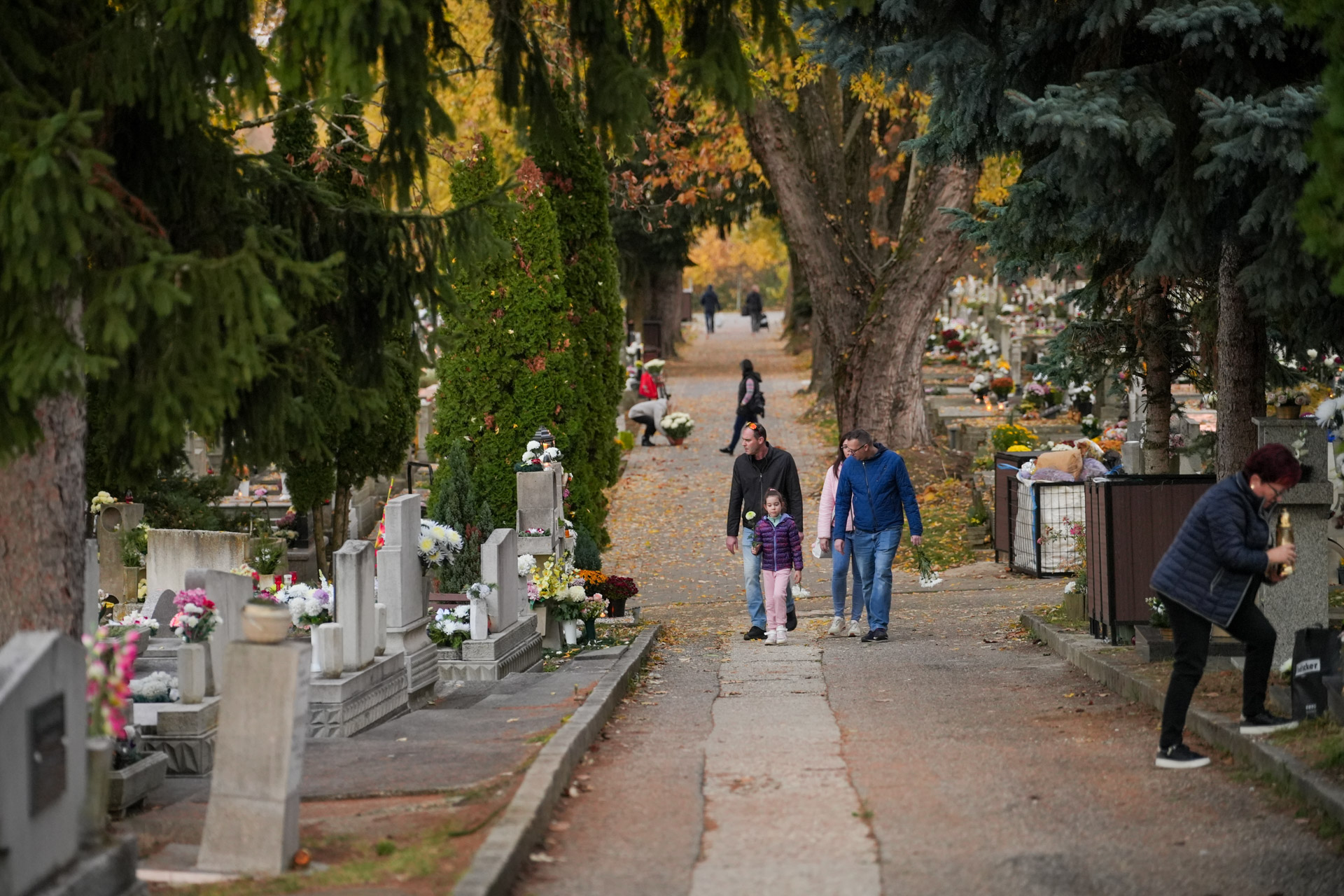 Mindenszentek - temető