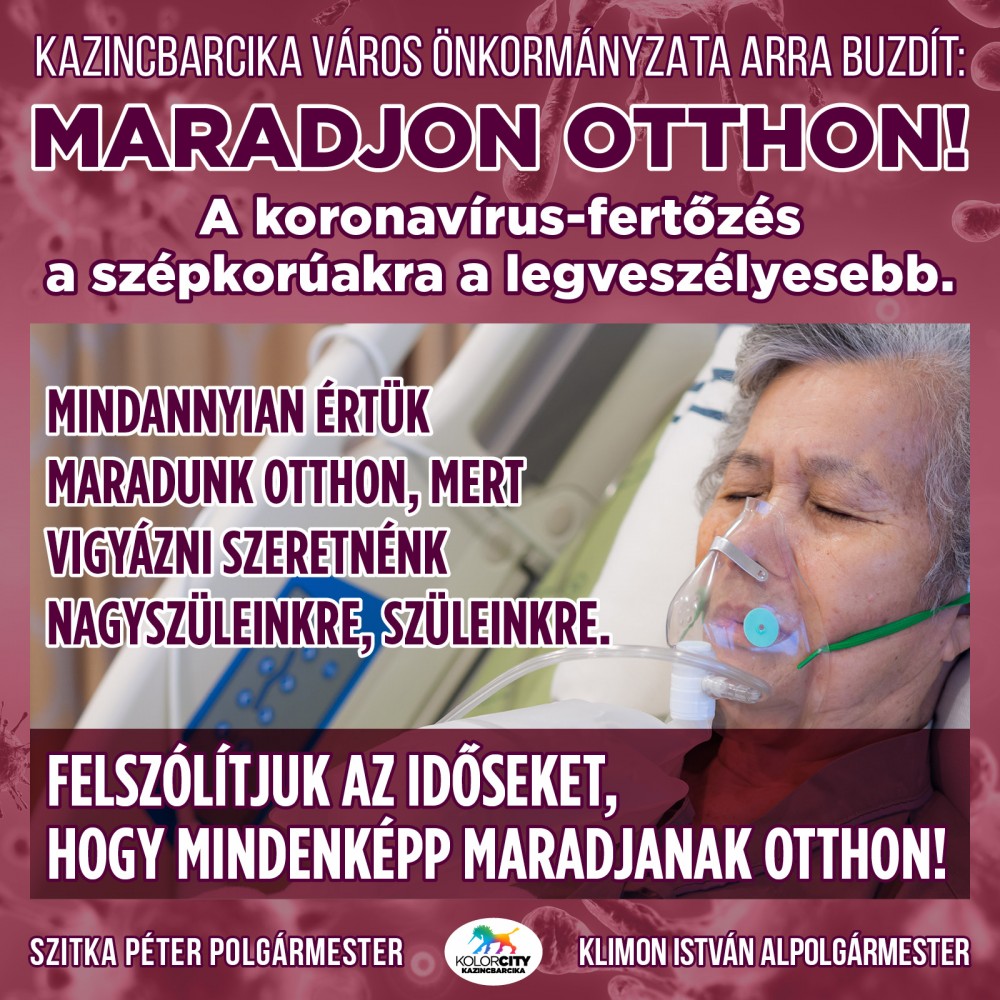 idősek maradjanak otthon
