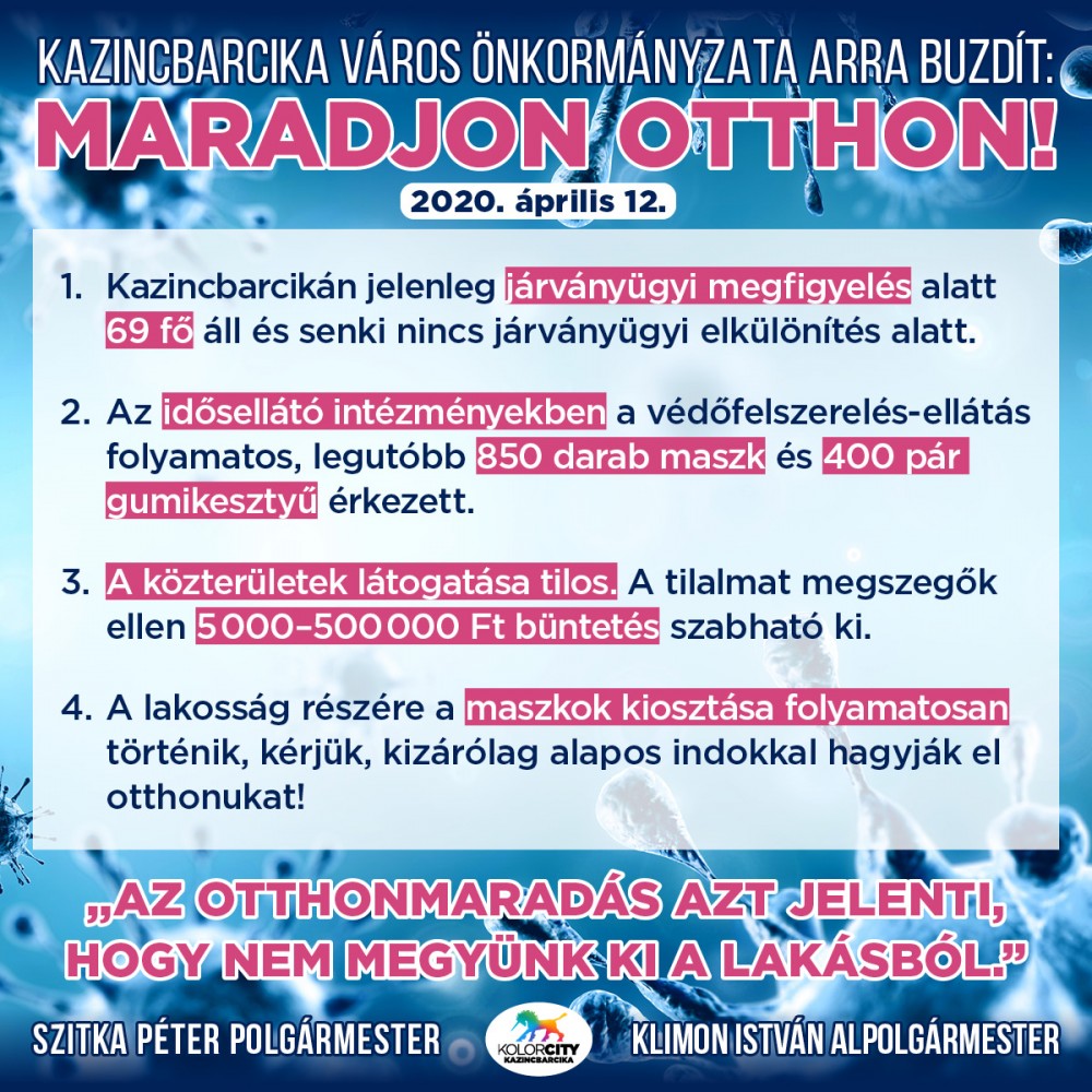Maradjon otthon!