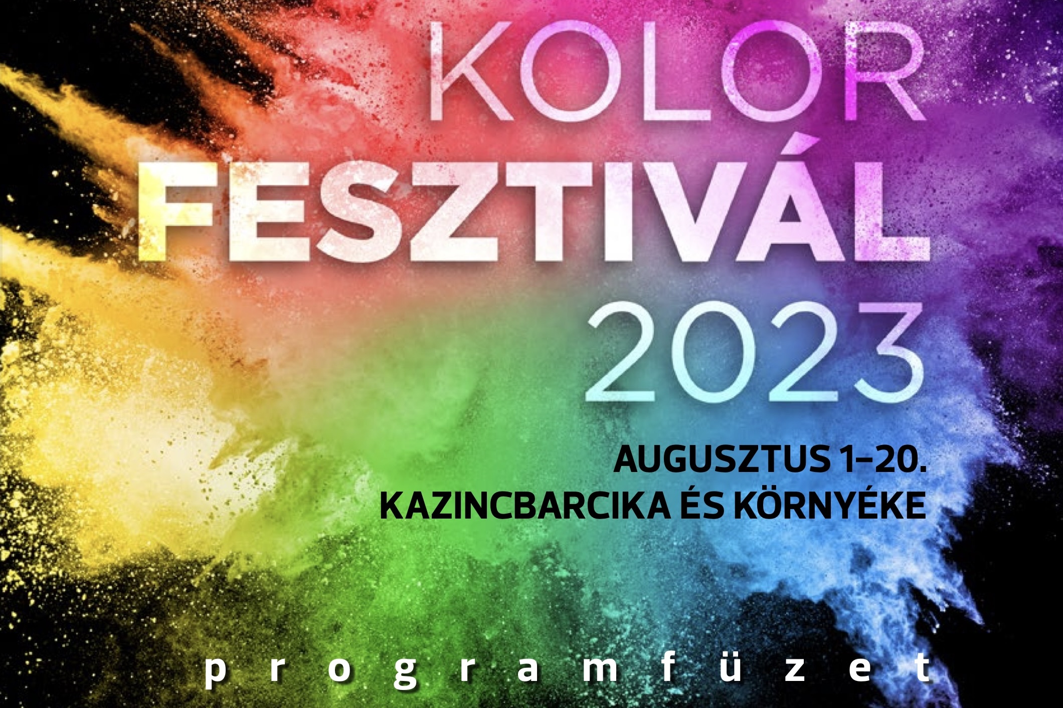 https://kolorline.hu/Kolorfesztivál: a rendezvény programfüzete hamarosan minden háztartásban elérhető lesz