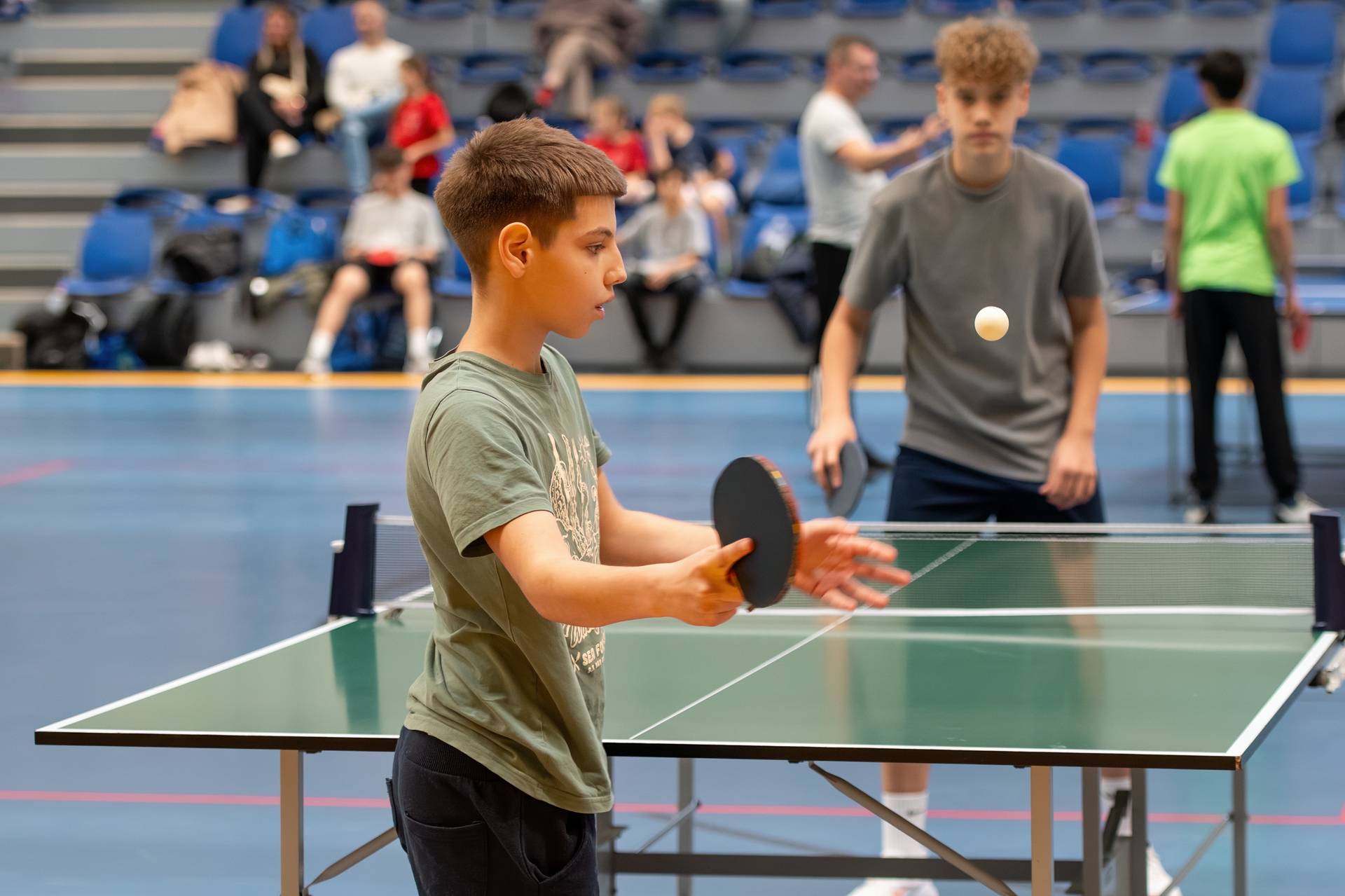 Diákolimpia asztalitenisz körzeti döntő – Kazinczy F. Tornacsarnok