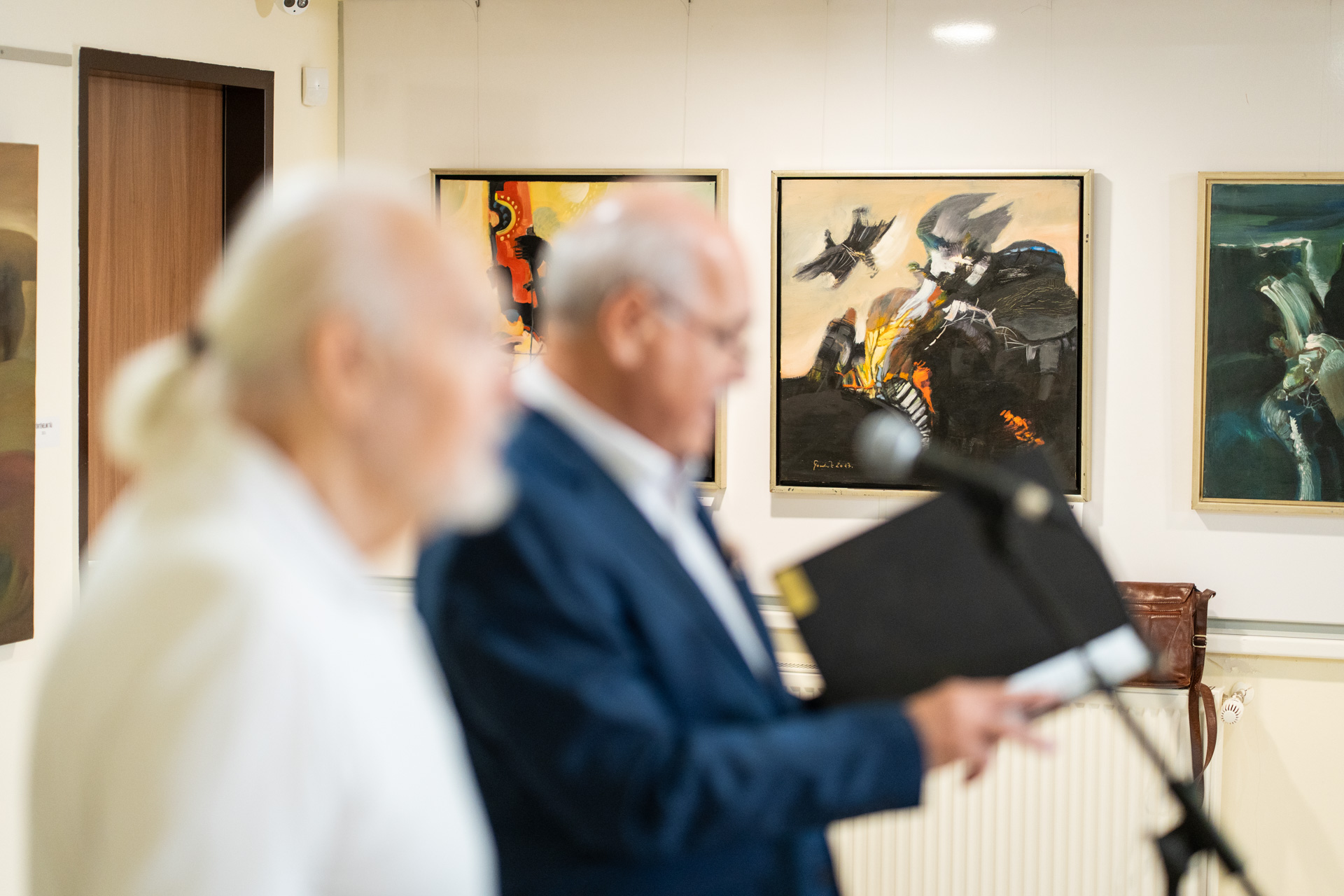 Emberben a művész, művészben az ember: Gonda Zoltán kiállítása