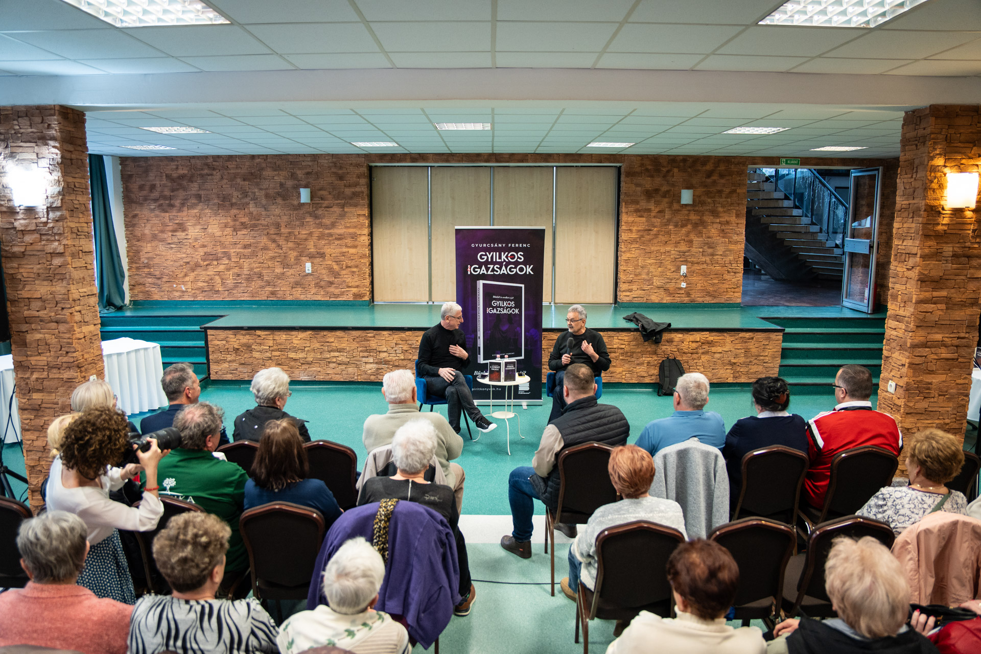 Gyilkos igazságok könyvbemutató - Egressy Béni Művelődési Központ klubterem