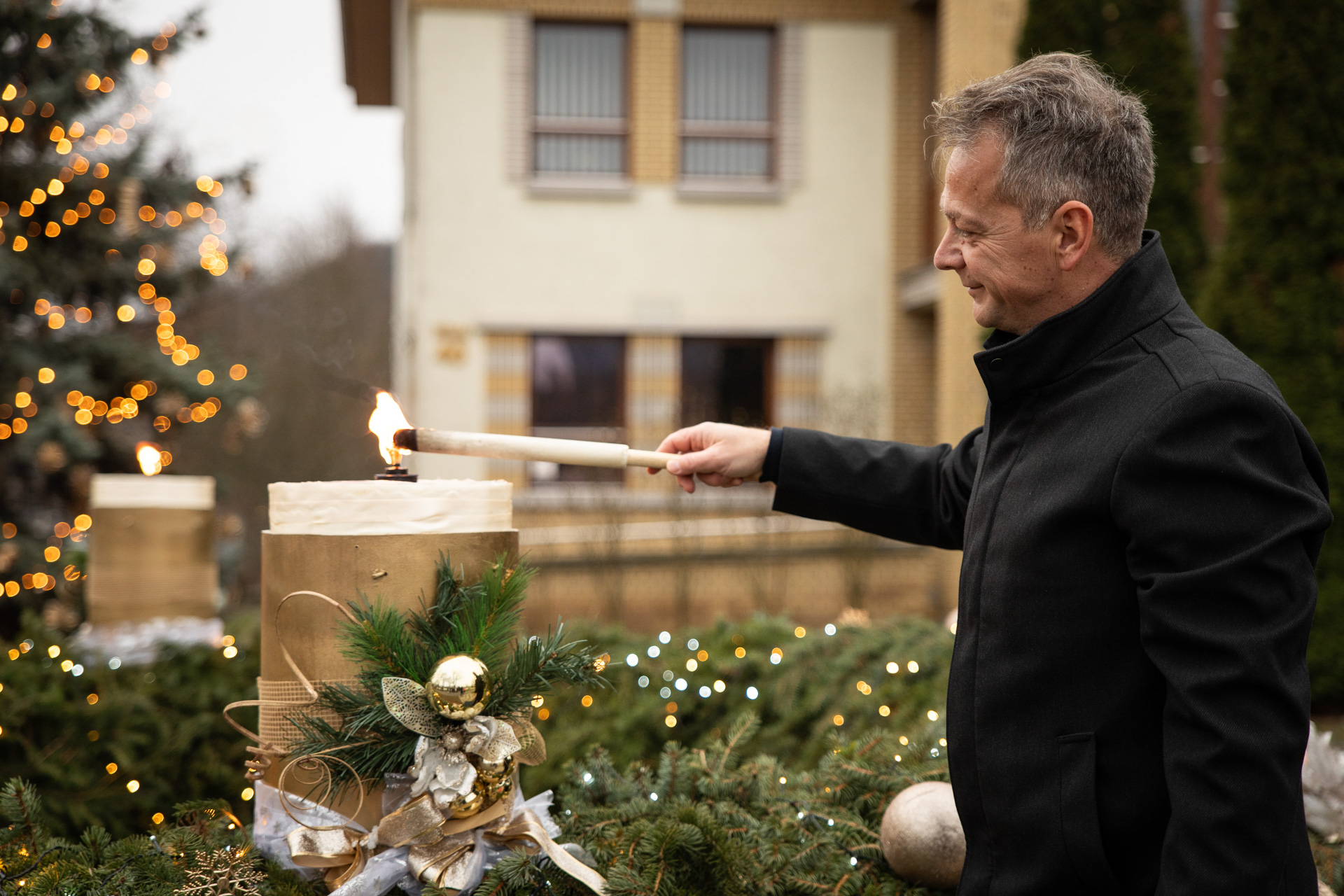 Harmadik adventi gyertyagyújtás - Fő tér