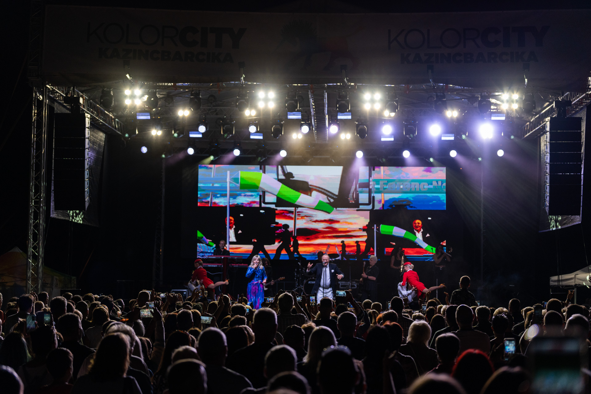 Pókerverseny, Korda György és Balázs Klári koncert