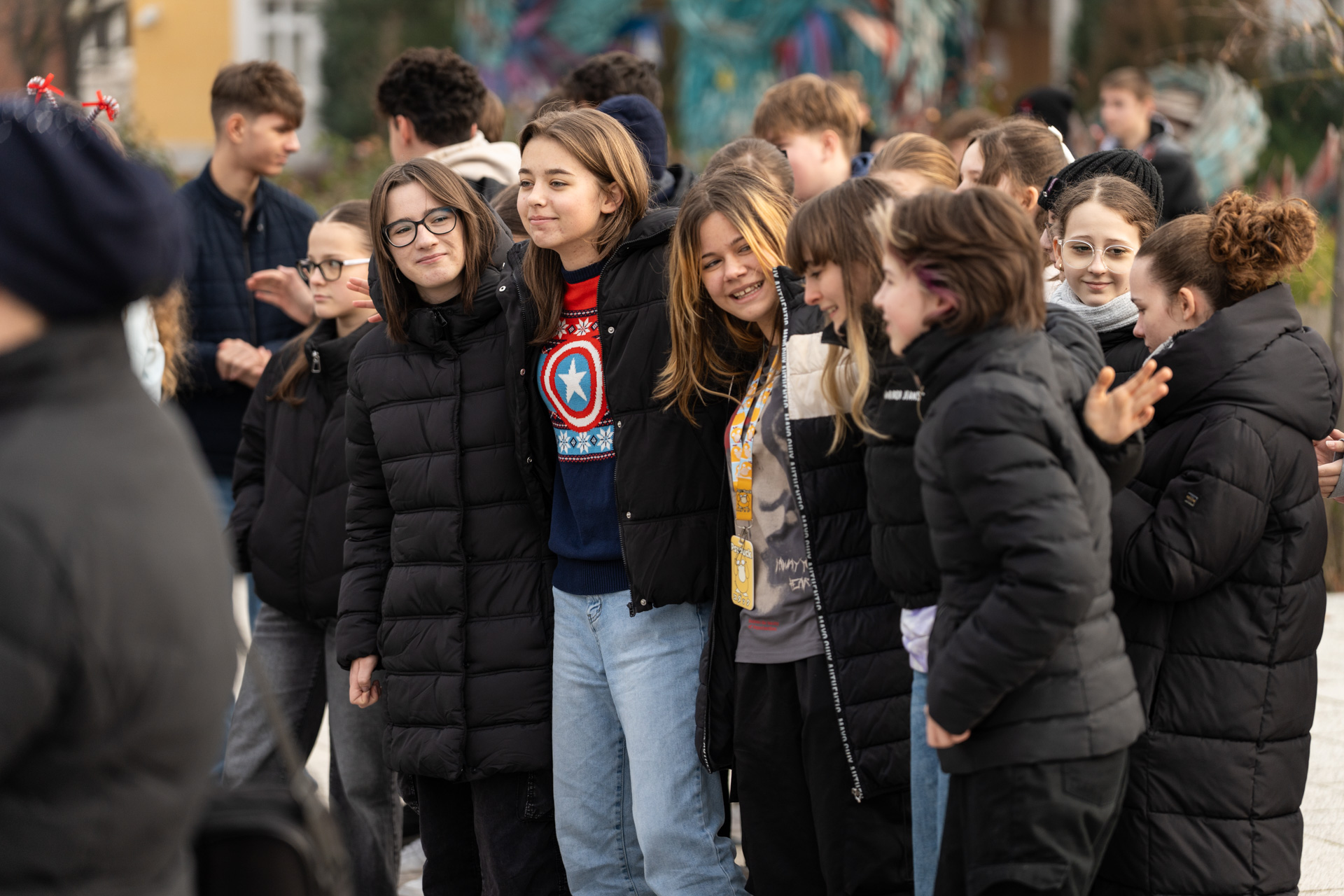 Szalézis diákok flashmobja - Fő tér