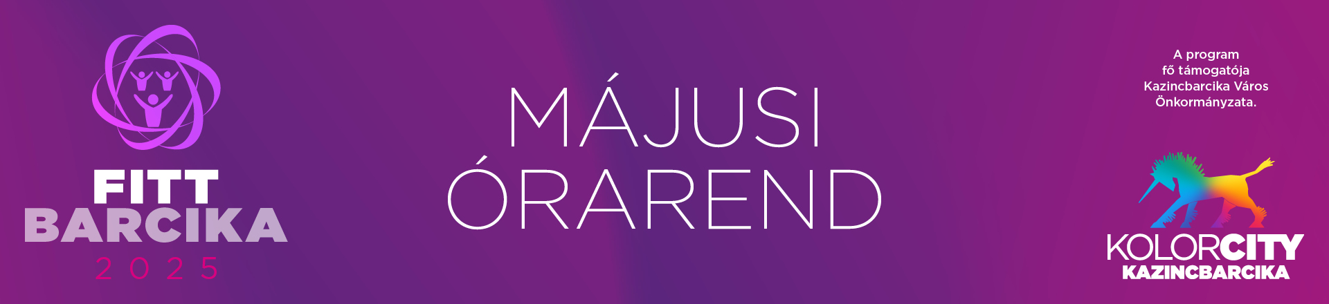 Fitt Barcika májusi órarend