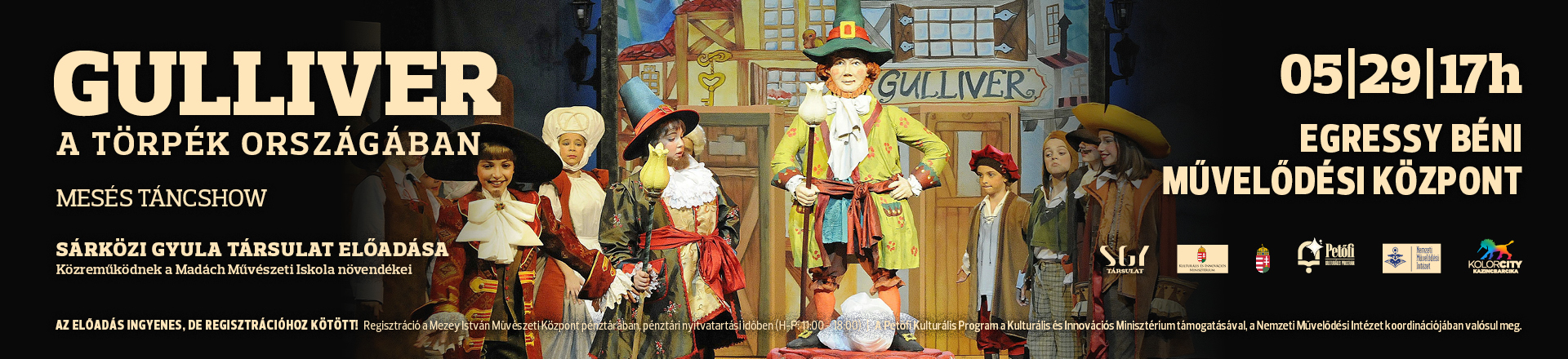 Gulliver a törpék országában — mesés táncshow