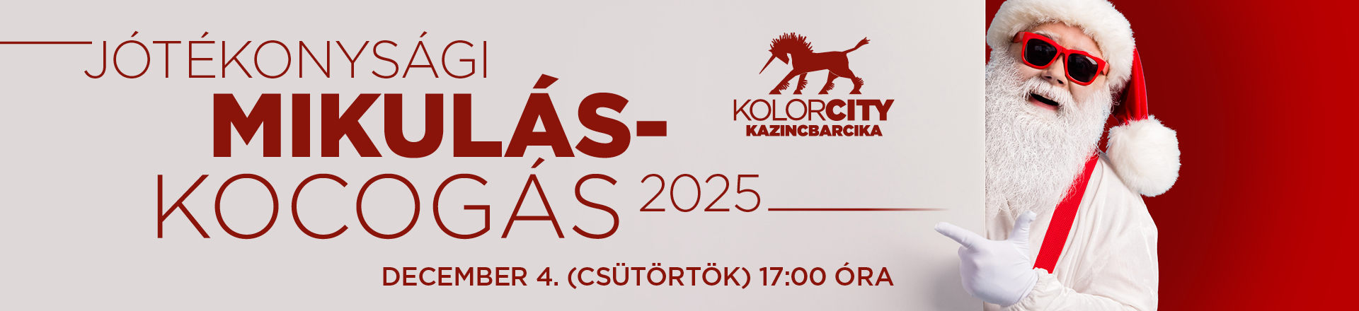 Jótékonysági Mikulás-kocogás 2025