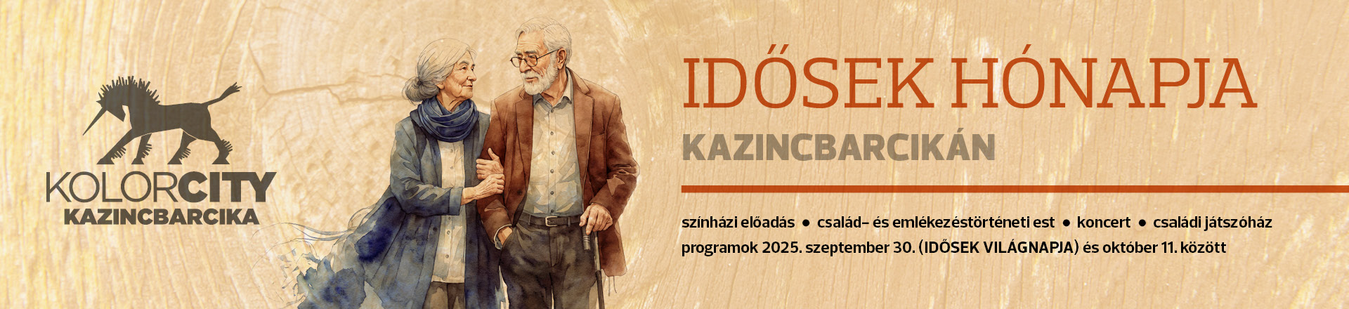 Idősek hónapja Kazincbarcikán 2025