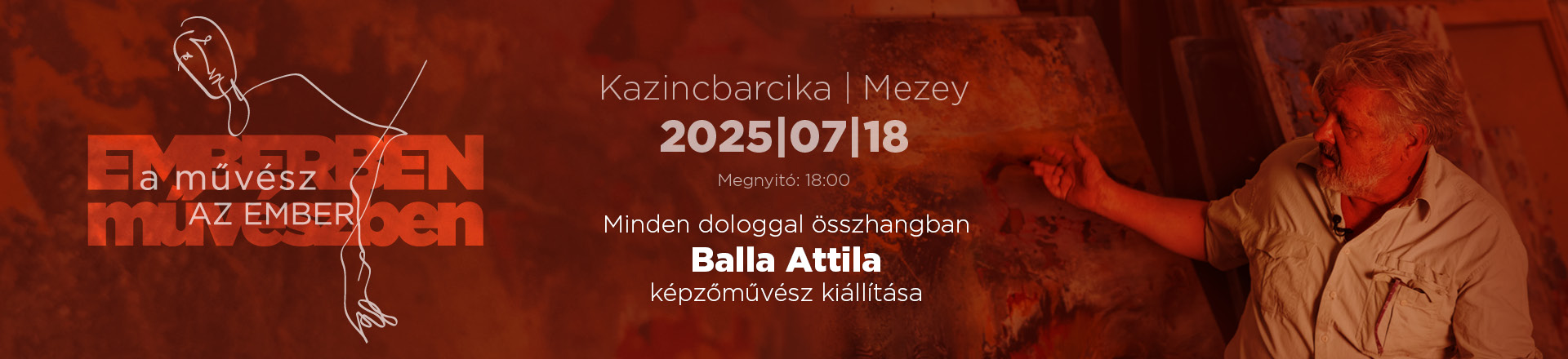 Balla Attila képzőművész kiállítása