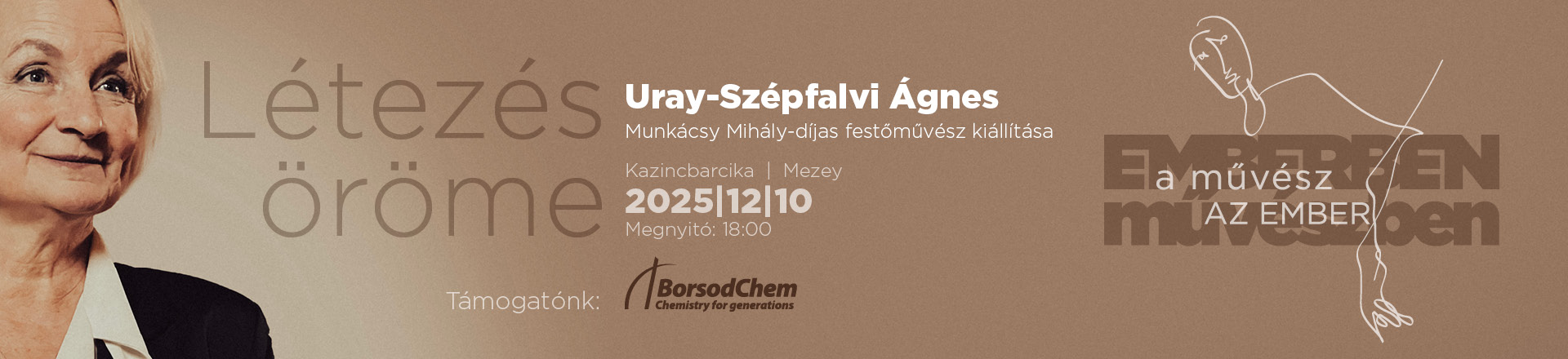 Létezés öröme - Uray-Szépfalvi Ágnes festőművész kiállítása