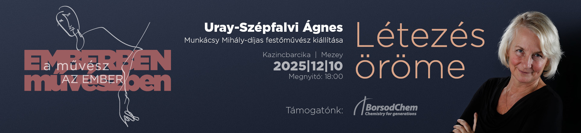 Létezés öröme - Uray-Szépfalvi Ágnes festőművész kiállítása